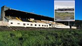 Abandoned Euro 2028 stadium covered in weeds just four years before tournament