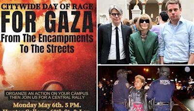 Cops brace for anti-Israel unrest at Met Gala as ‘Day of Rage’ planned at nearby Hunter College
