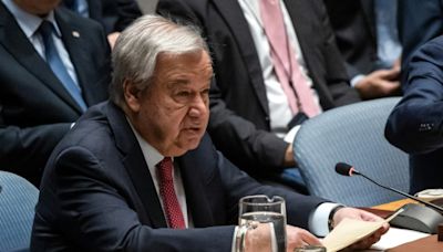 El mundo está "fracasando" en los objetivos de desarrollo, advierte jefe de la ONU