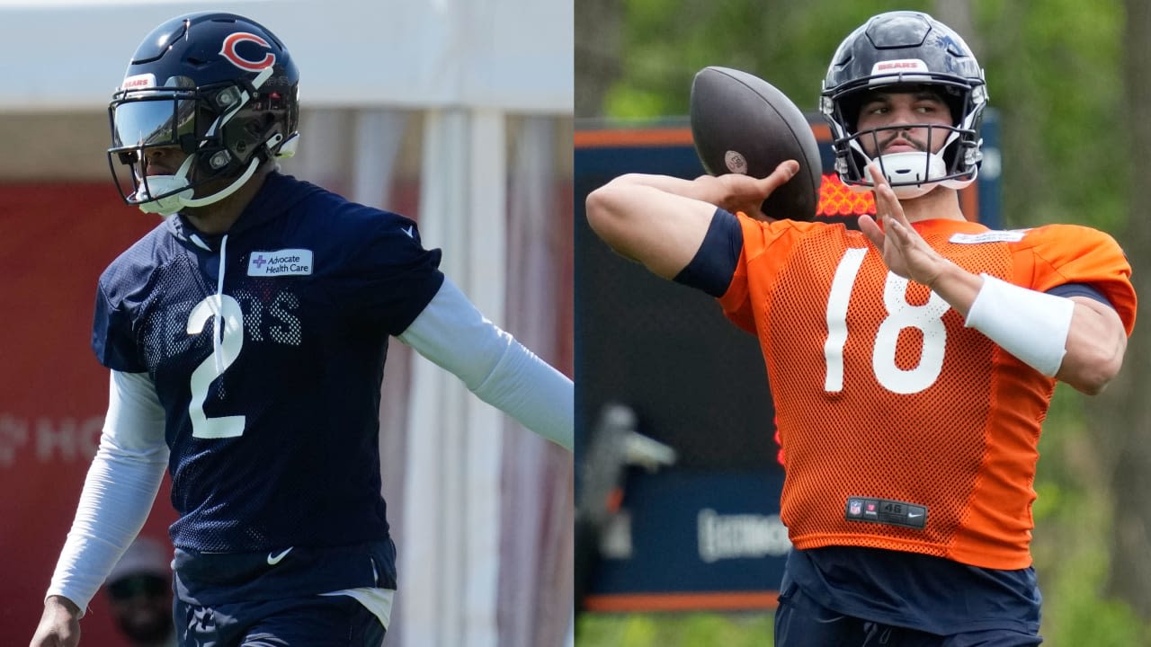 Bears WR D.J. Moore saw Justin Fields trade 'coming,' ready to 'ride through H-E-L-L and back with' Caleb Williams