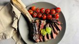 Grilled Tomahawk Rib-Eye Steak With Fines Herb Compound Butter Recipe