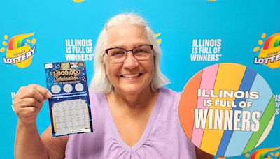 'It's real': Illinois grandma wins $1M from scratch-off ticket