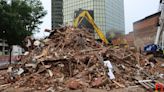 Watch the demolition of the historic building on 421 Market St. that housed Dripp Donuts.