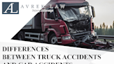 Differences Between Truck Accidents and Car Accidents