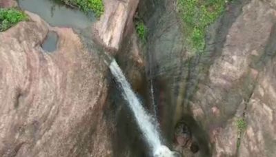 Telangana's Gourigundala Falls Closed To Public After Heavy Rains Raise Water Levels - News18