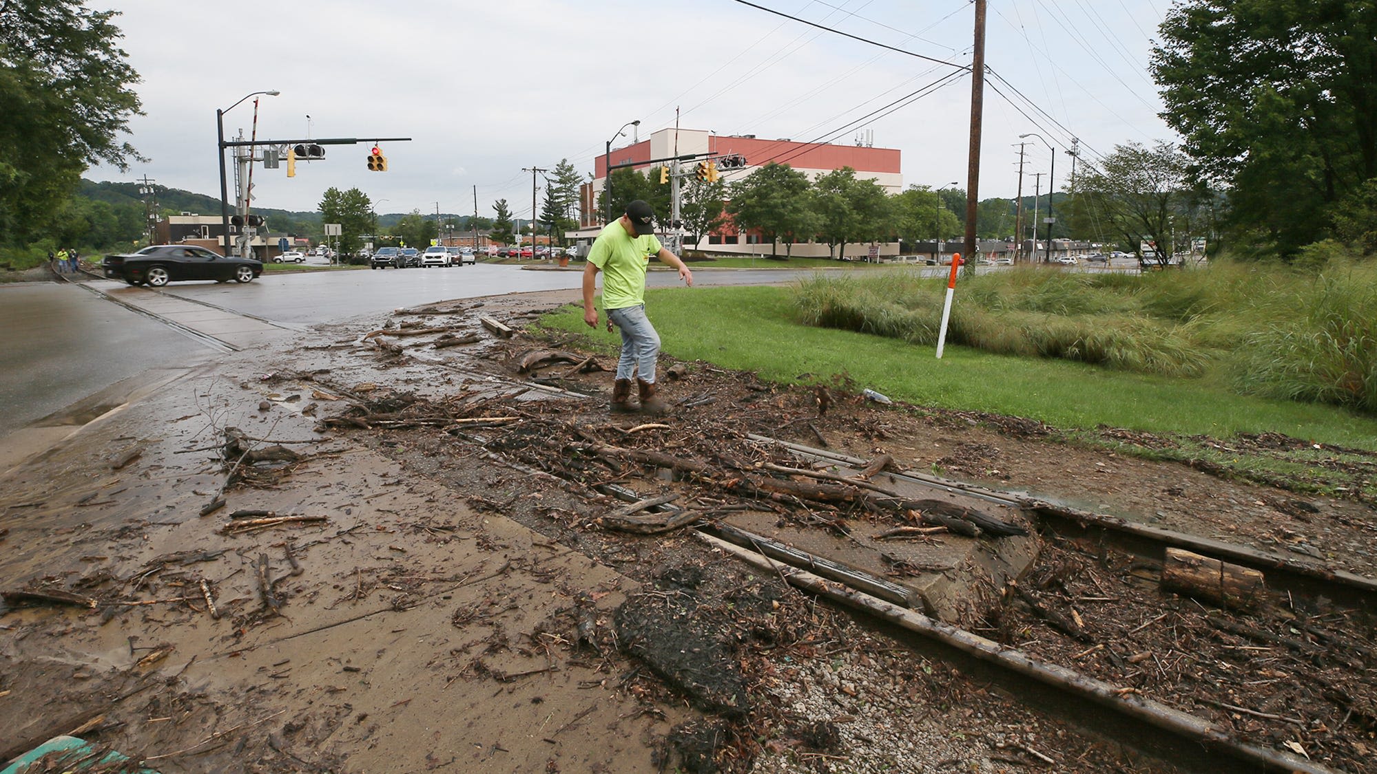 Photos: Heavy rains leave muddy mess, water damage across Akron area