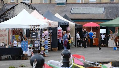 Boatyard hosts first market since arson attack