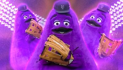 Purple Perfection: How Grimace's first pitch has Mets fans smiling during five-game winning streak