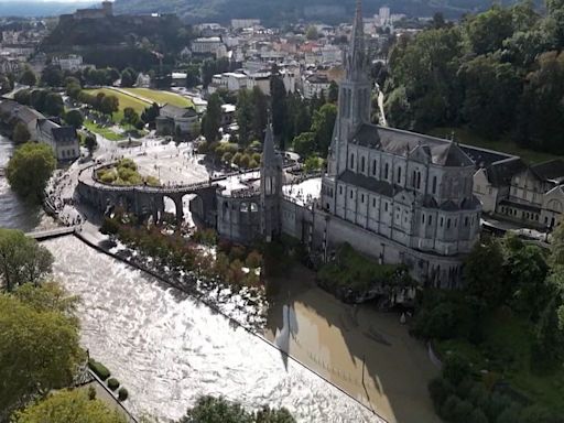 France : le sanctuaire de Lourdes frappé par des inondations