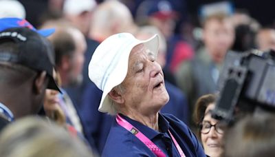 Actor Bill Murray quietly attended Sunday’s K-State-Kansas baseball game