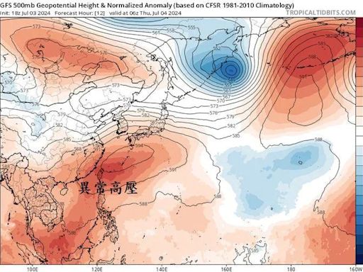 異常高壓籠罩台灣！鄭明典曬「1圖」示警：高溫還會持續