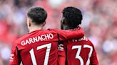 Garnacho y Mainoo siguen los pasos de Cristiano Ronaldo en momentos importantes con Manchester United