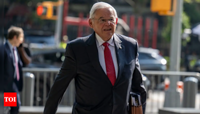 US Senator Bob Menendez found guilty of accepting bribes in cash, gold, and luxury car - Times of India