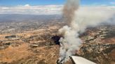 183-acre Bunnie Fire prompts evacuations outside of San Diego