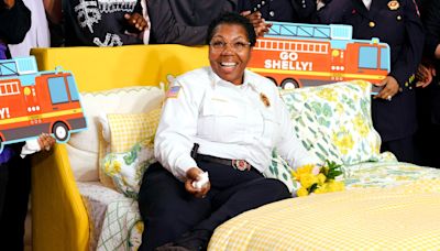 'GMA' surprises mom of 4 and fire chief for 25th 'Breakfast in Bed' celebration