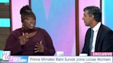 'You tell him Judi!' Love commended by Loose Women viewers for roasting Rishi Sunak