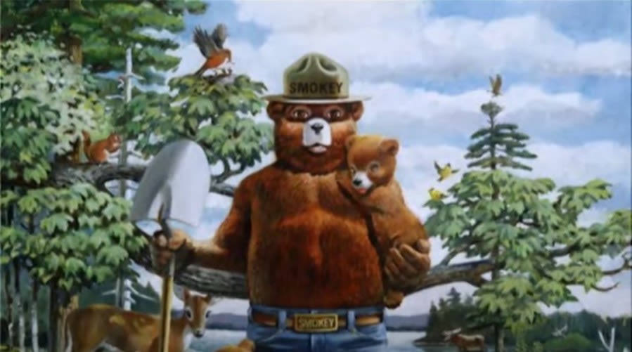 Smokey Bear celebrating 80th birthday with reading challenge