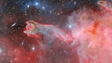 Cosmic 'ghost hand' phenomenon captured by telescope in Chile