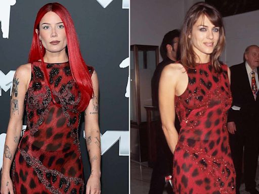 Halsey Wears Versace Dress Designed for Elizabeth Hurley in 1996 to 2024 MTV VMAs: 'Miracle to Find'