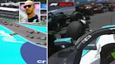 Watch Lewis Hamilton 'arrive like a bull' and 'ruin' F1 rivals' race at Miami GP