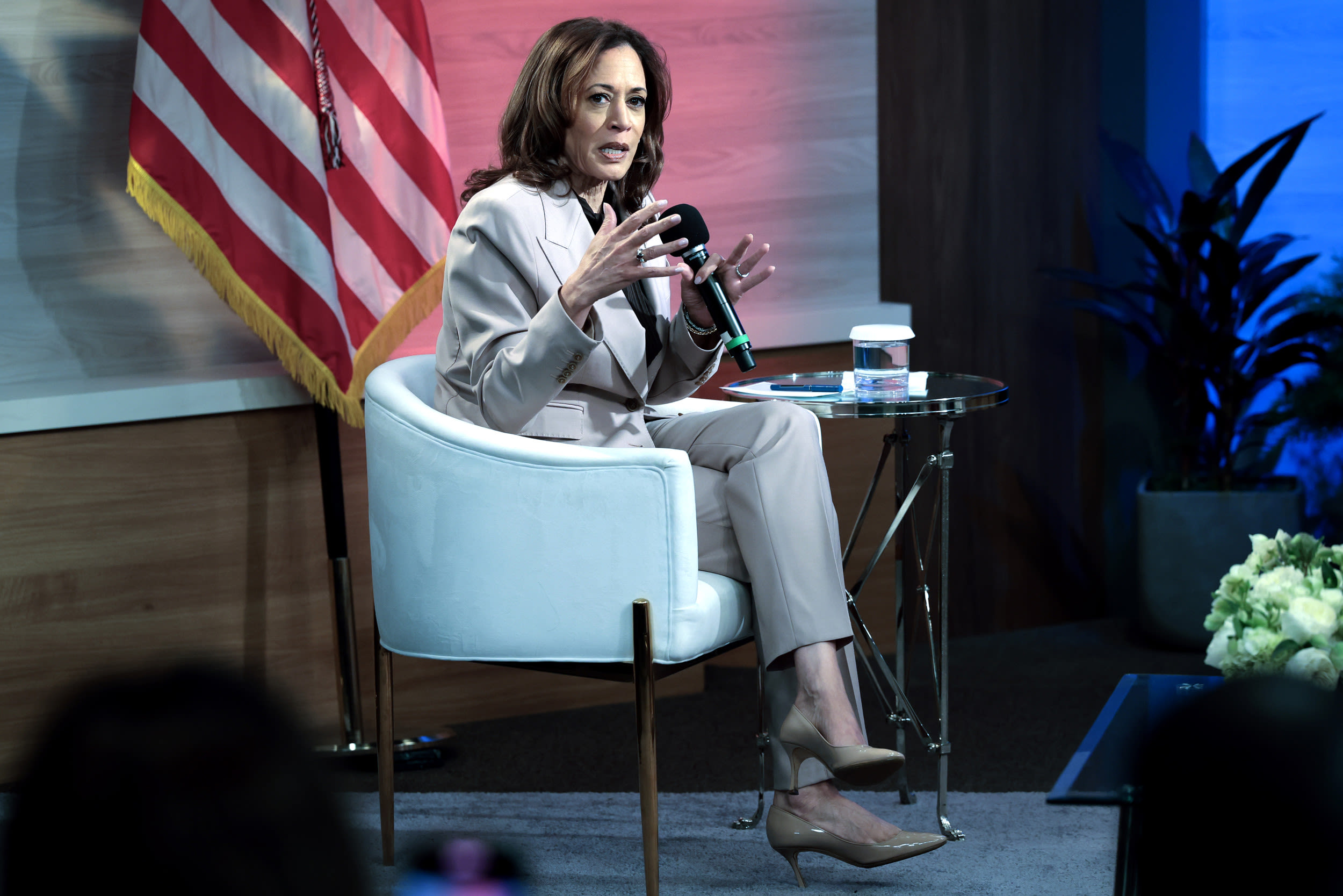 Election forecast model has Kamala Harris winning every swing state