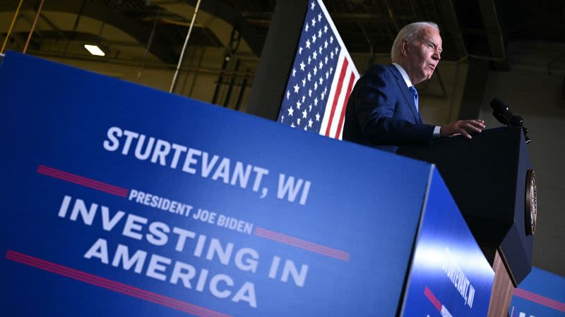 Biden touts economic achievements in Wisconsin amid persistent concerns on inflation