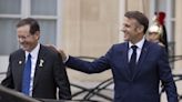 Herzog agradece a Macron su "lucha contra el antisemitismo" en su encuentro en París