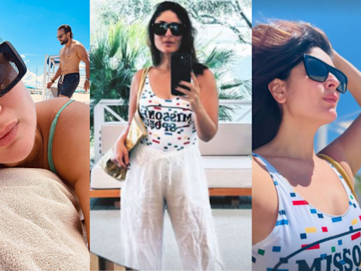Kareena Kapoor rocks beach fashion in a summer-spirited tank top | See Pics - Times of India