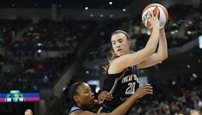 Sabrina Ionescu, Liberty beat Sky 81-67 as Angel Reese's double-double streak comes to end