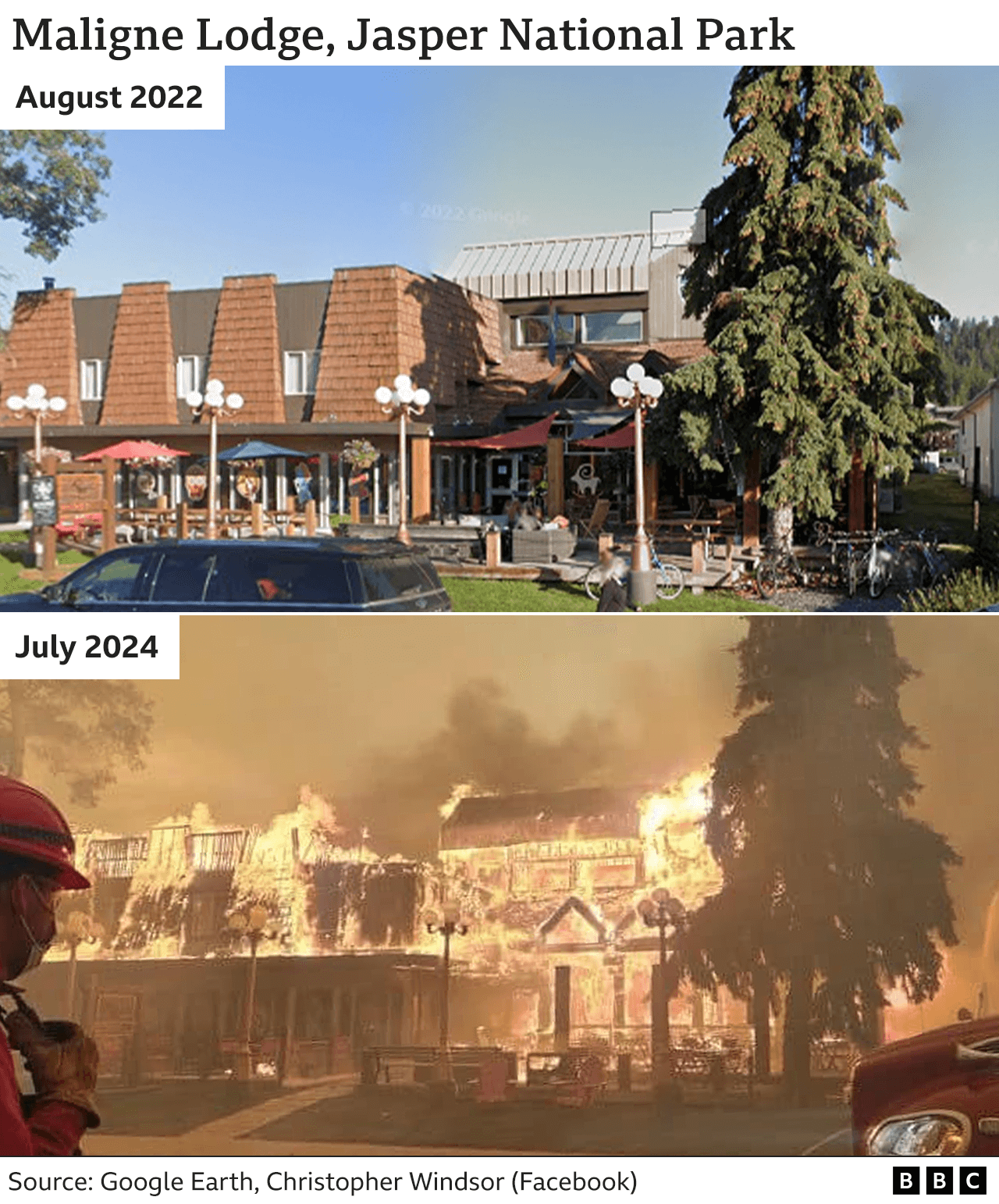 'Monster' fires may have destroyed half of historic Canadian town