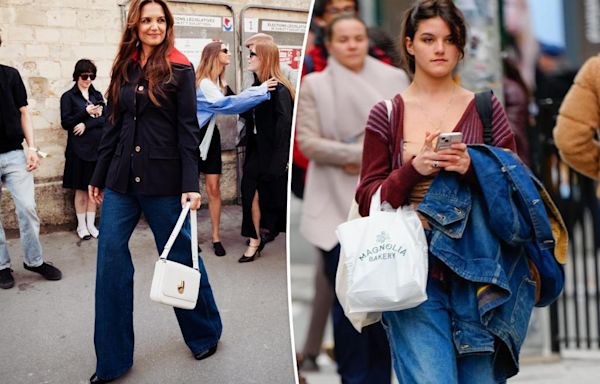 Katie Holmes hits Paris Fashion Week after daughter Suri’s high school graduation