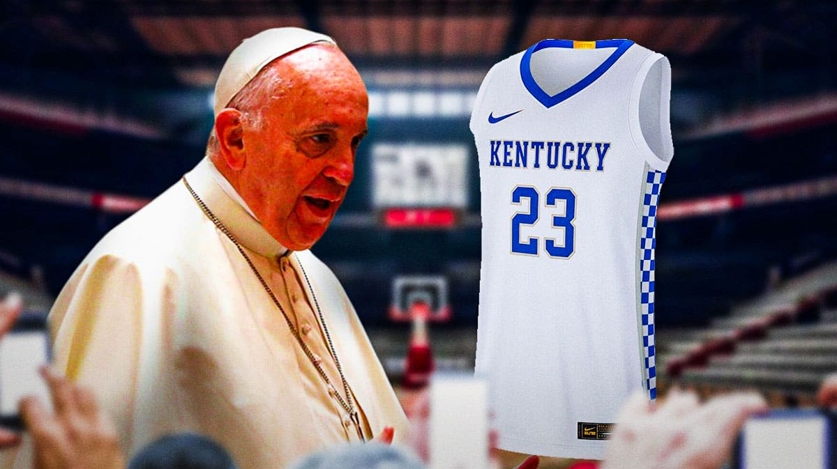 The true story behind Pope Francis' Mark Pope Kentucky basketball jersey