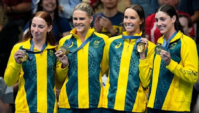 Australia win gold in Paris Olympics women's 4x100m freestyle relay