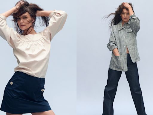 Katie Holmes x A.P.C. Collaborate on Collection That Merges French Elegance With New York Sensibility