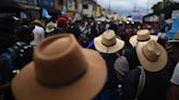 Campesinos marcharon en Guatemala contra la corrupción y el alto costo de los alimentos