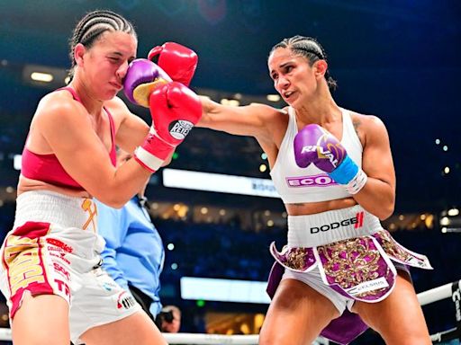 Amanda Serrano demolishes opponent ahead of Katie Taylor clash in November