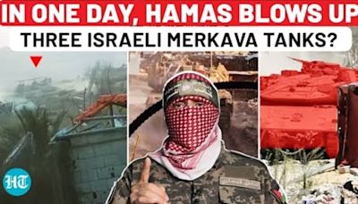 Hamas Unleashes 'Shawaz' Bombs & 'Al Yassin' Missile On IDF; 'Three Merkava Tanks Destroyed'