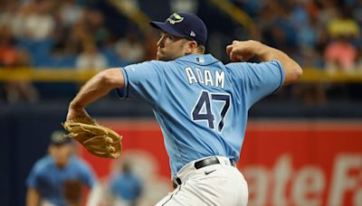 Padres bolster bullpen, send top pitching prospect to Rays for Jason Adam: source