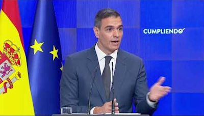 Pedro Sánchez comparece para hacer balance del curso político