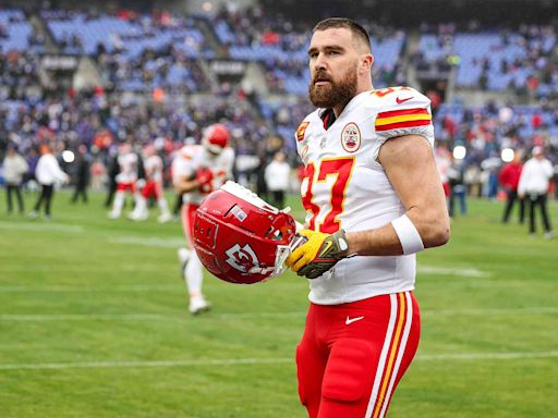 Travis Kelce Holds Taylor Swift by the Waist in Germany as They Leave His 13th Eras Tour Show