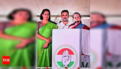 Sonia Gandhi's Emotional Appeal to Voters in Rae Bareli: Handing Over Son Rahul with Promise of No Disappointment | Lucknow News - Times...