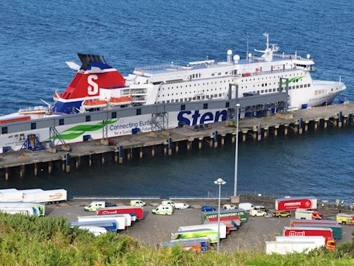 Man dies after being pulled from the water at Cairnryan Port | ITV News