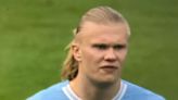 Erling Haaland erupts at referee and storms off pitch during Man City win