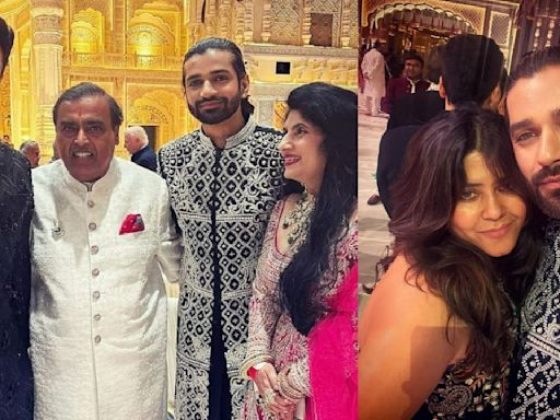 Anant Ambani-Radhika Merchant Wedding: Vishal Singh shares INSIDE PICS with Chirag Paswan, Janhvi Kapoor, Arjun Kapoor and more
