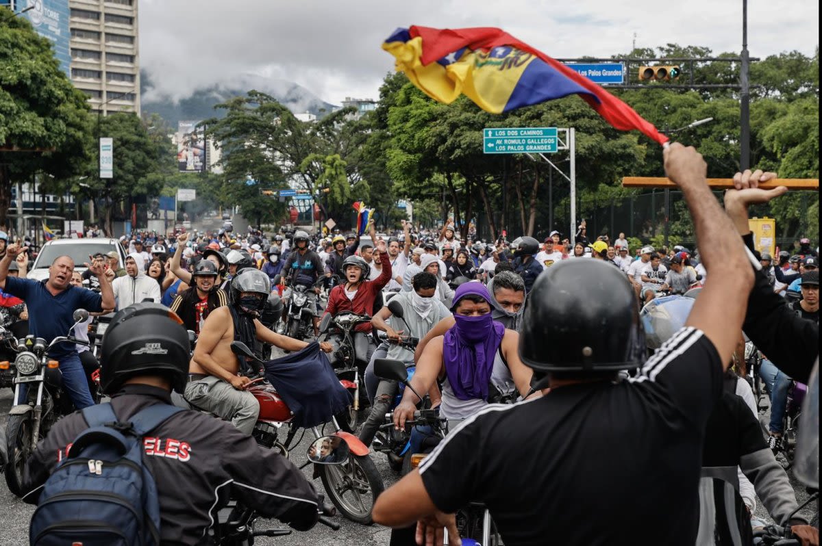 Venezuelans protest presidential election results, claim electoral fraud