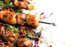 Maple glazed chicken skewers satisfy cravings for sweet and savory