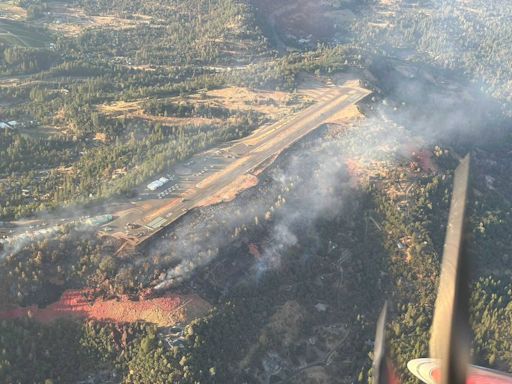 Forward progress stopped on Pay Fire near Placerville airport; evacuations remain in place