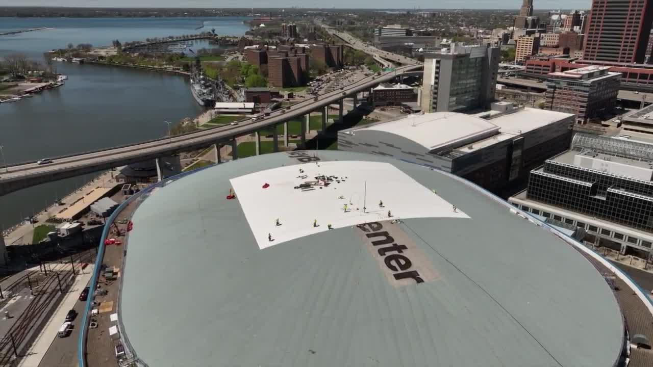 Work is underway in Buffalo on KeyBank Center renovations