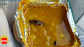 Cockroach found in Vande Bharat meal once again, IRCTC responds | India News - Times of India