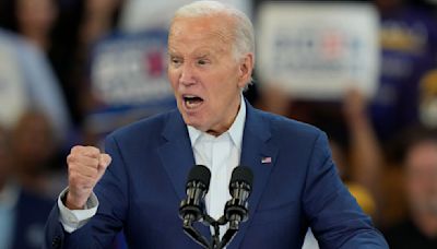 'I am running and we’re going to win,' Biden says at rally | ITV News